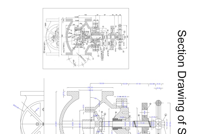 draw mechanical engineering and machine drawings in autocad